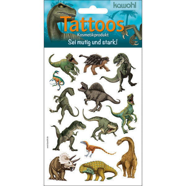 Tattoos 'Mutig und Stark' Motiv: Dinos
