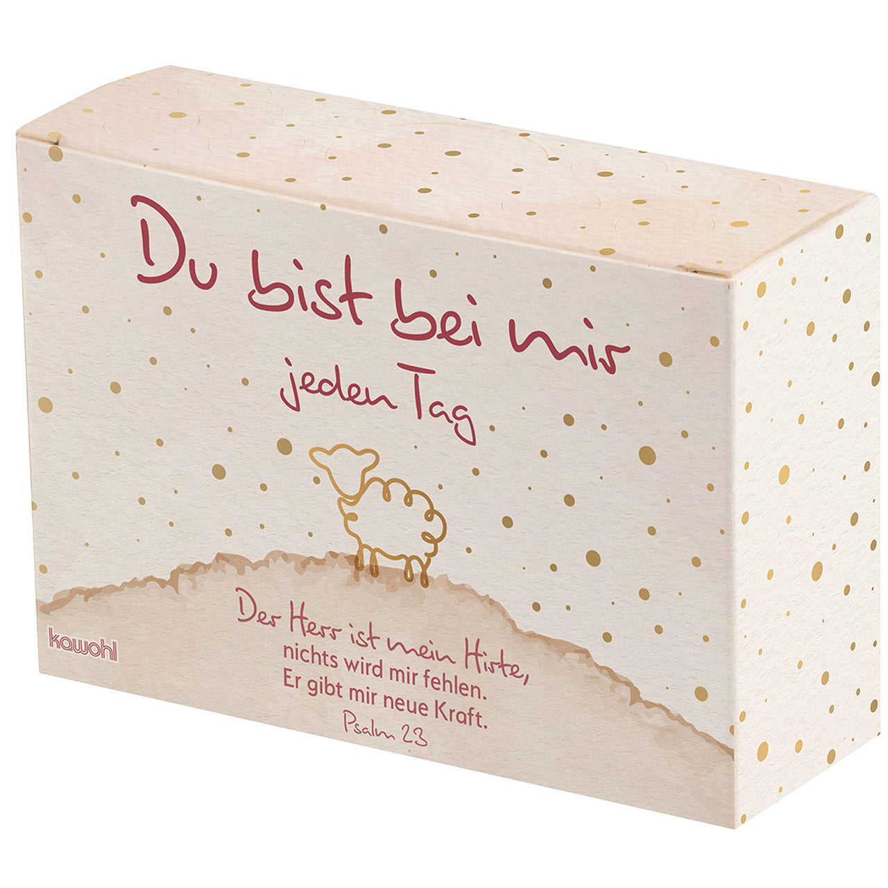 Notizbox 'Du bist bei mir jeden Tag'