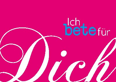 Postkarte 'Ich bete f�r Dich' 12 Ex.