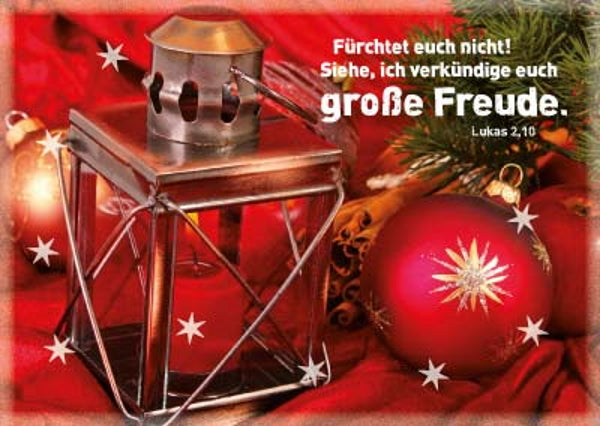 Postkarte 'Weihnachten' 12 Ex.