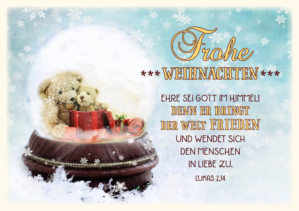 Postkarte Weihnachten (10 Ex.)