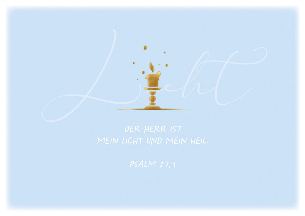 Postkarte 'Licht' 10 Ex.