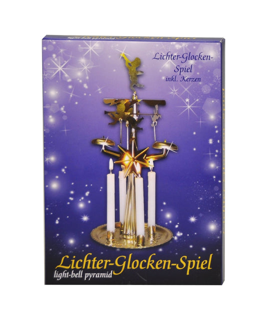 Lichter-Glocken-Spiel mit 4 Kerzen