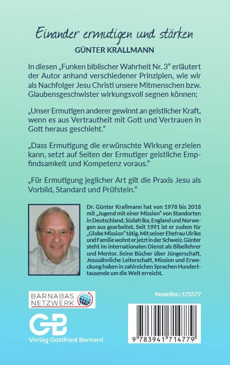 Einander ermutigen und stärken [3]