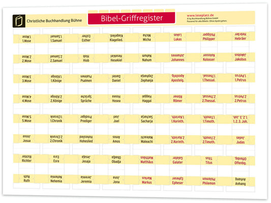 Bibel-Griffregister universal