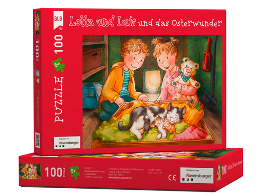 Puzzle 'Lotta und Luis und das Osterwunder' 100 Teile