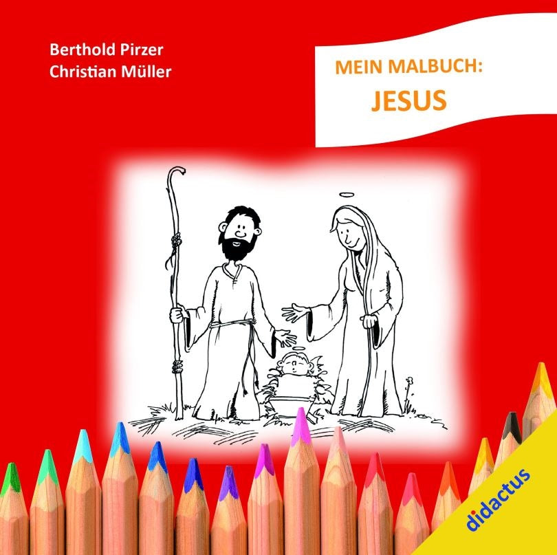 Mein Malbuch: Jesus