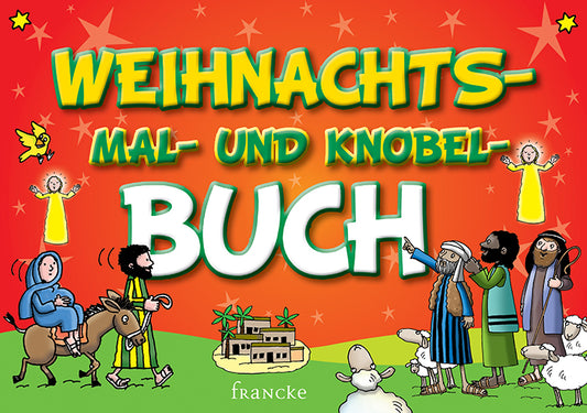 Weihnachts-Mal- und Knobel-Buch