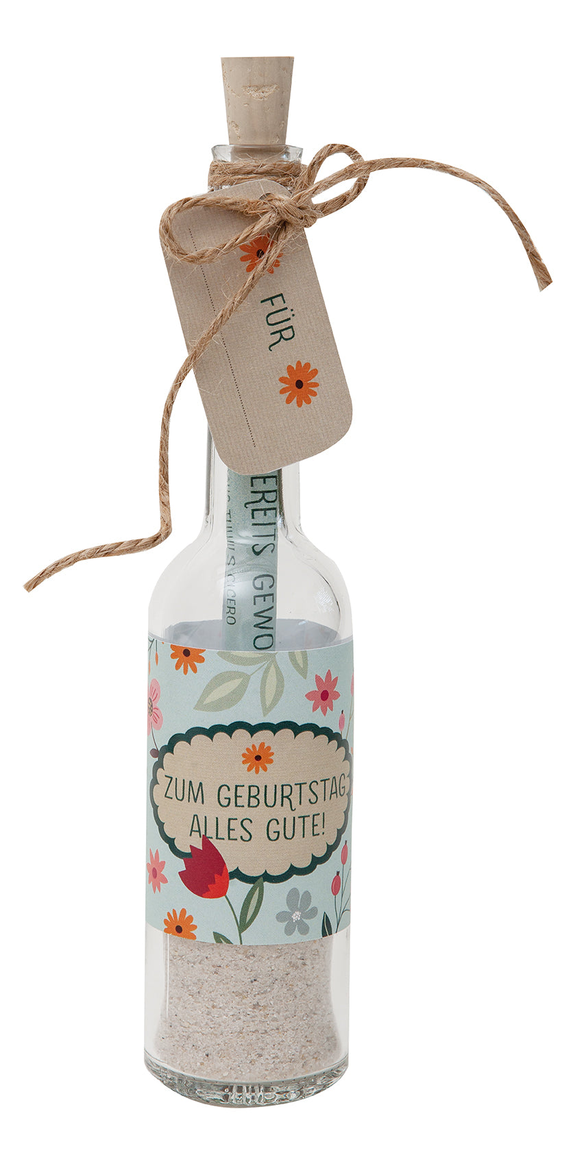 Flasche 'Zum Geburtstag alles Gute!'