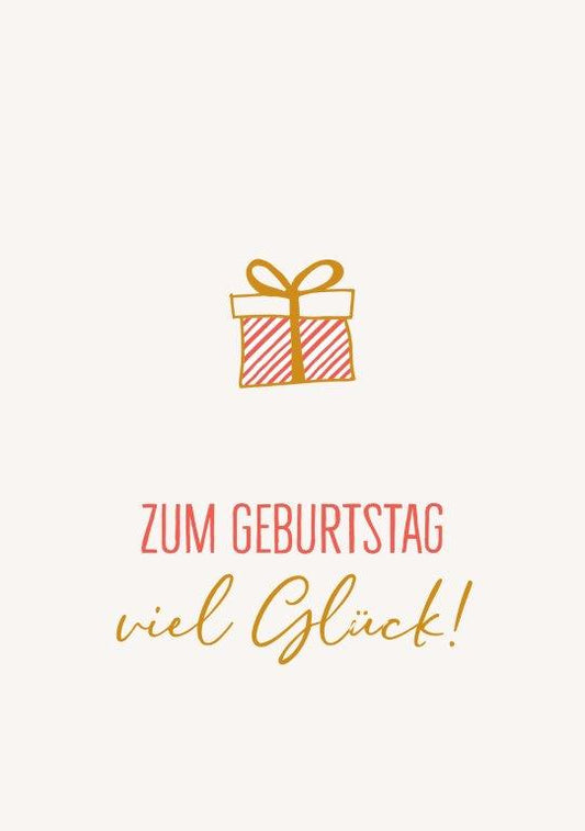 Postkarte 6 Ex. 'Zum Geburtstag viel Gl�ck'