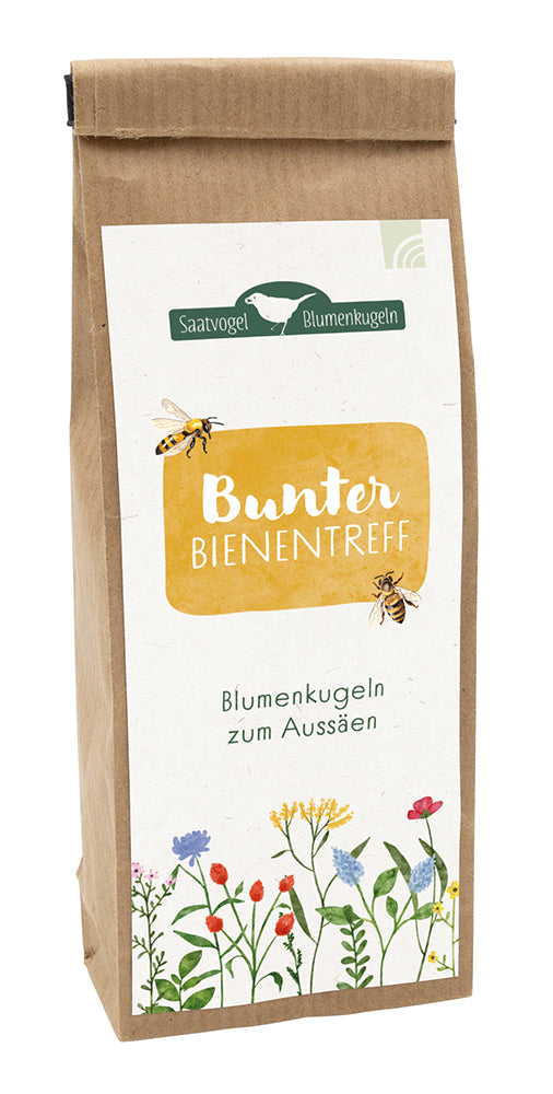 Blumenkugeln 'Bunter Bienentreff'