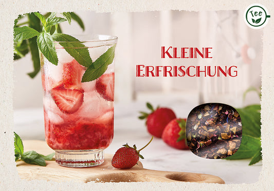 Teekarte 'Kleine Erfrischung'