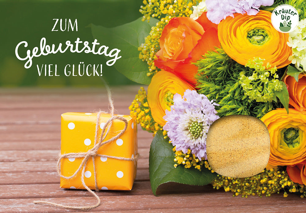 Dipkarte 'Zum Geburtstag viel Gl�ck!'