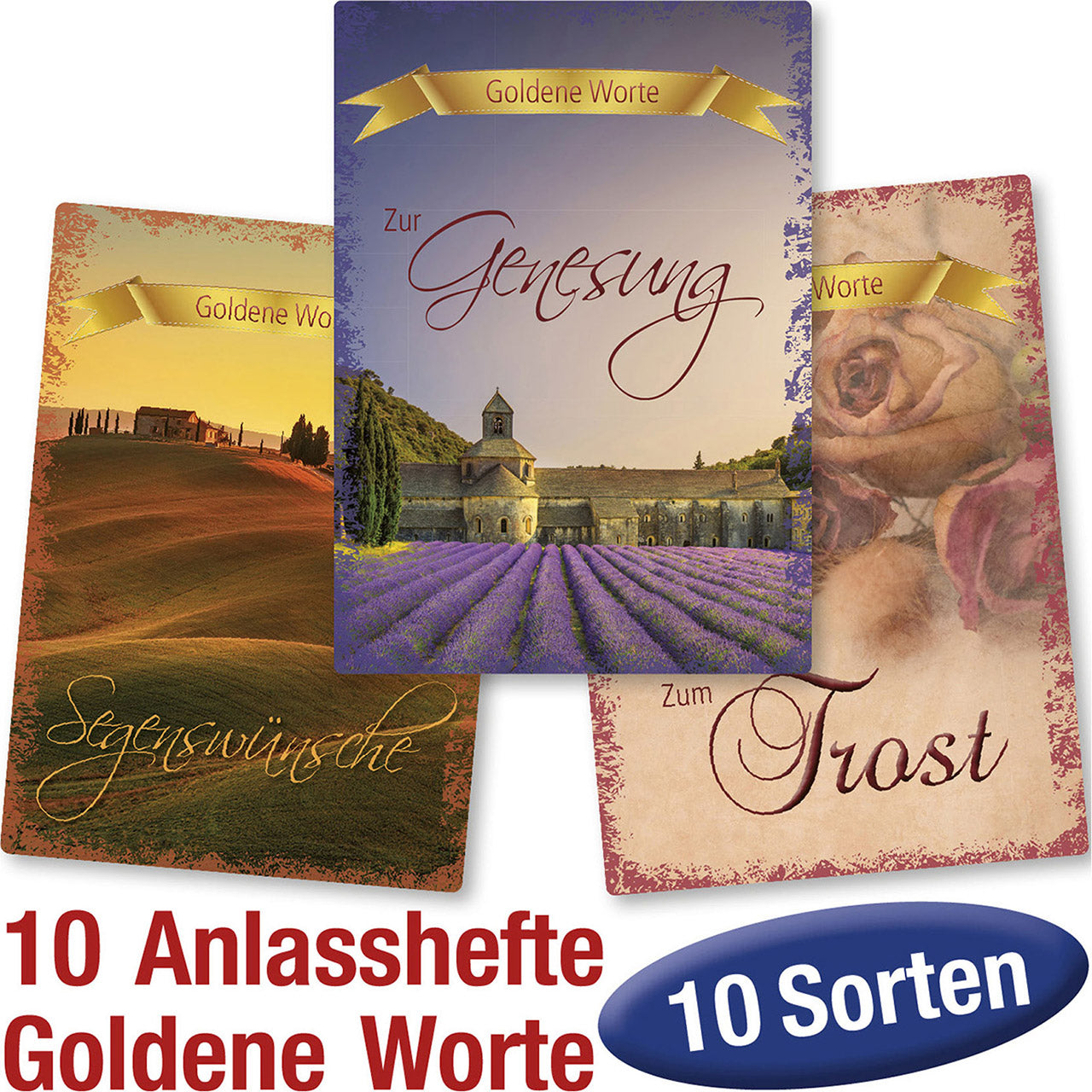 Paket Anlasshefte 'Goldene Worte' 10 Ex.