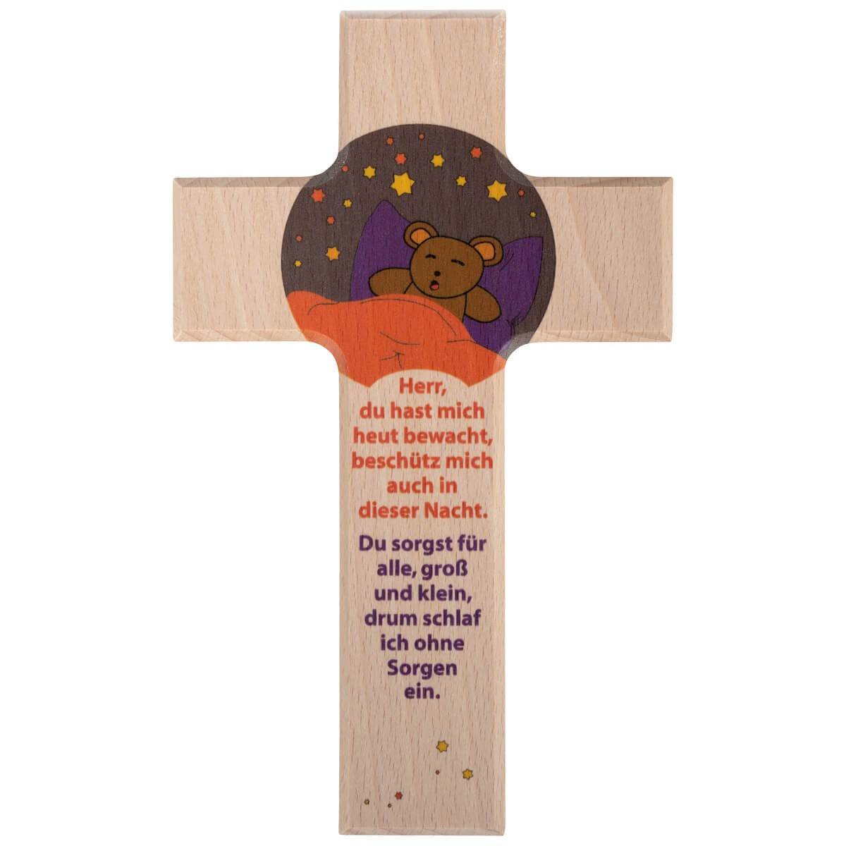 Holzkreuz 'Abendgebet'