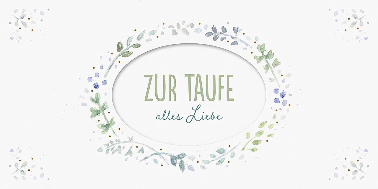 Zur Taufe alles Liebe (Schuber)