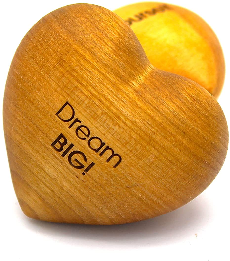 Holzherz 'Dream big!'