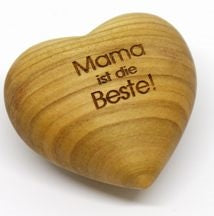 Holzherz 'Mama ist die Beste!'