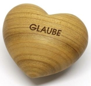 Holzherz 'Glaube'