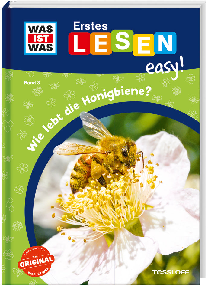 Erstes Lesen easy! Band 3. Wie lebt die Honigbiene?