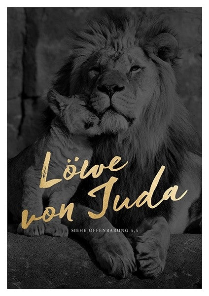 Poster A3 'L�we von Juda'