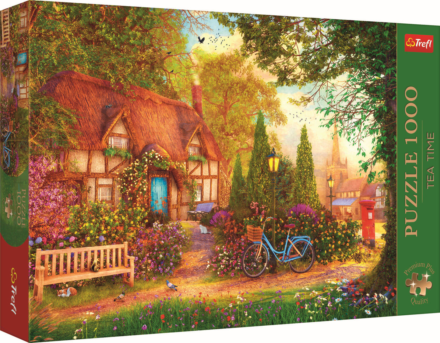 Puzzle 'Cottage mit Reetdach' 1000 Teile