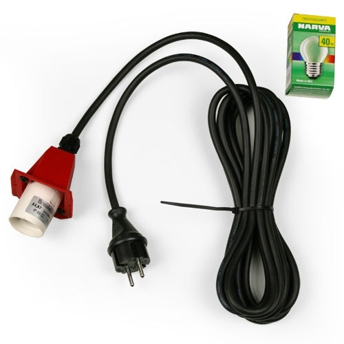 Au�en-Kabel 10 m mit Deckel rot A13 (LED)