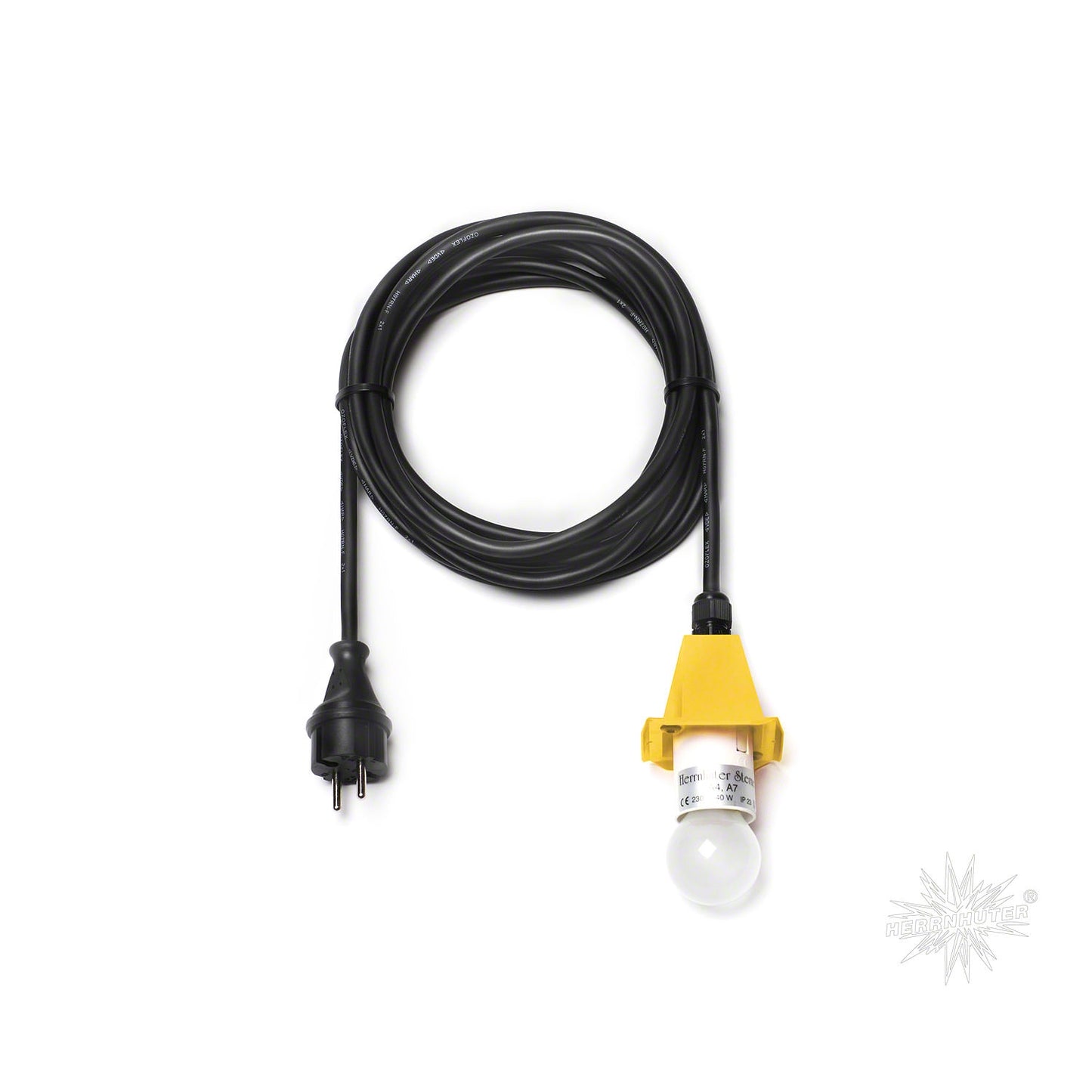 Au�en-Kabel 5 m mit Deckel gelb A4/A7 (LED)