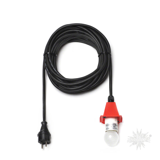 Au�en-Kabel 10 m mit Deckel rot A4/A7 (LED)