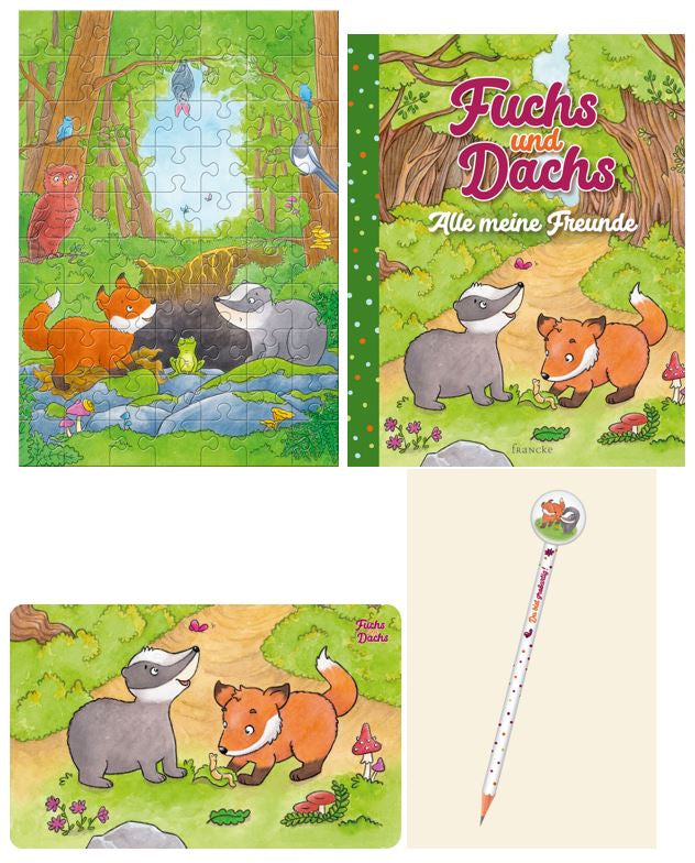 Paket 'Fuchs und Dachs' 4 Teile