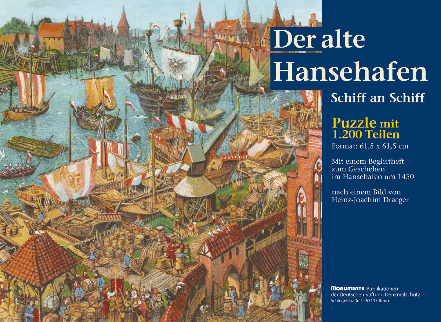 Puzzle 'Der alte Hansehafen' 1200 Teile