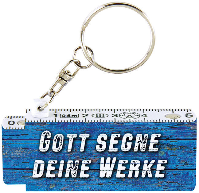 Mini-Zollstock 'Gott segne deine Werke'