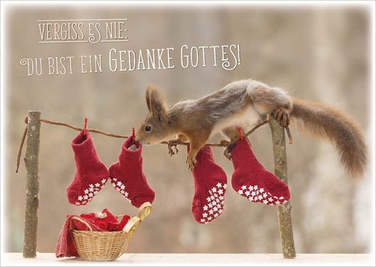 Postkarte 'Du bist ein Gedanke Gottes' 12 Ex.