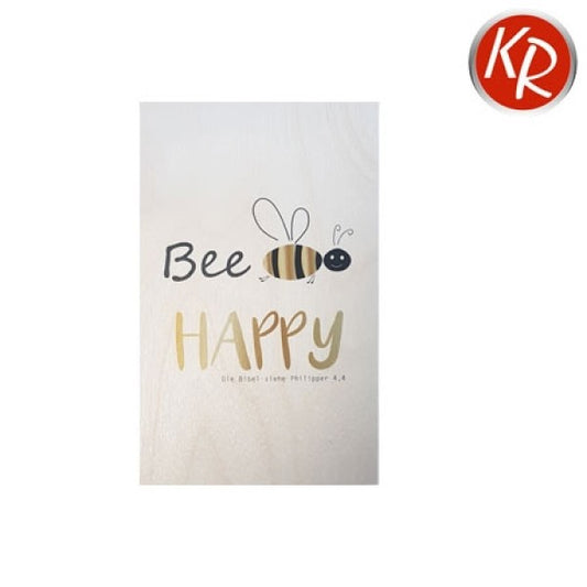 Wandbild 'Bee Happy'