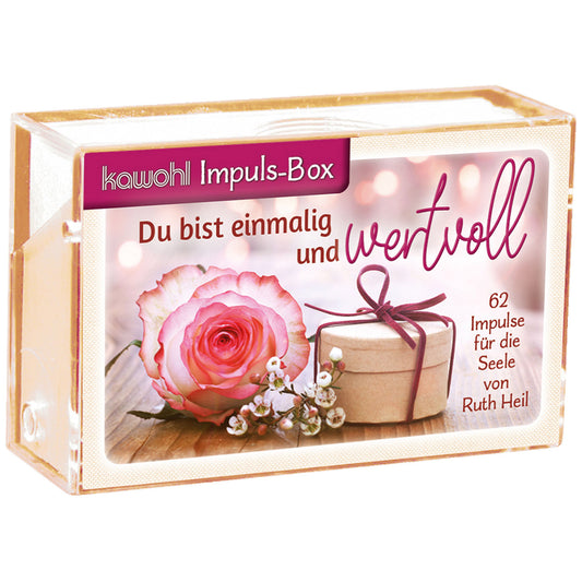 Du bist einmalig und wertvoll (Karten-Box)