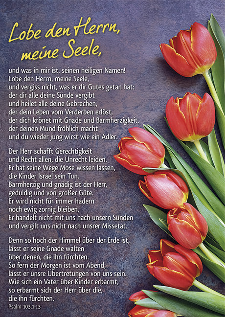 Poster A3 'Lobe den Herrn, meine Seele ...'