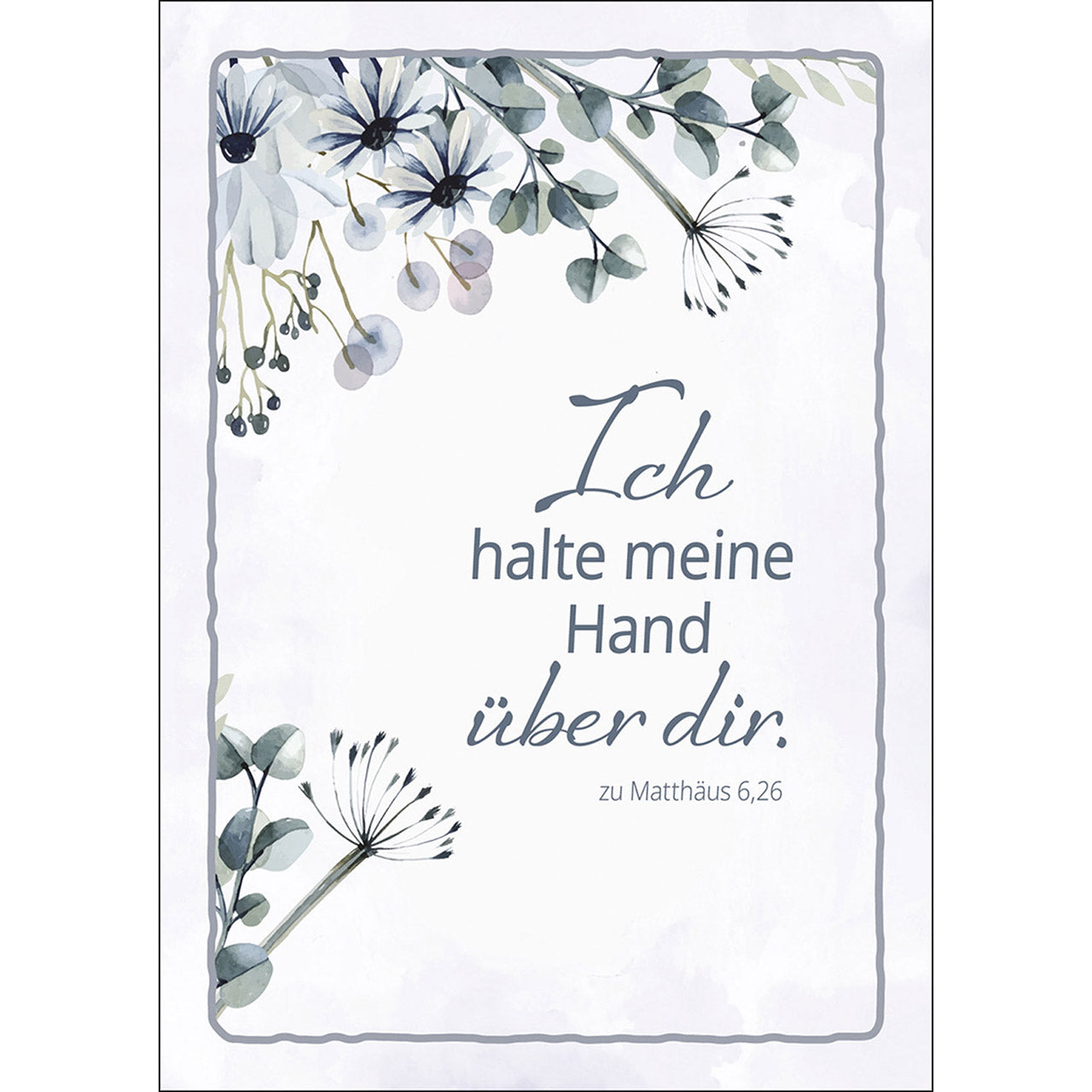 Postkarte 'Ich halte meine Hand �ber dir.' 4 Ex.