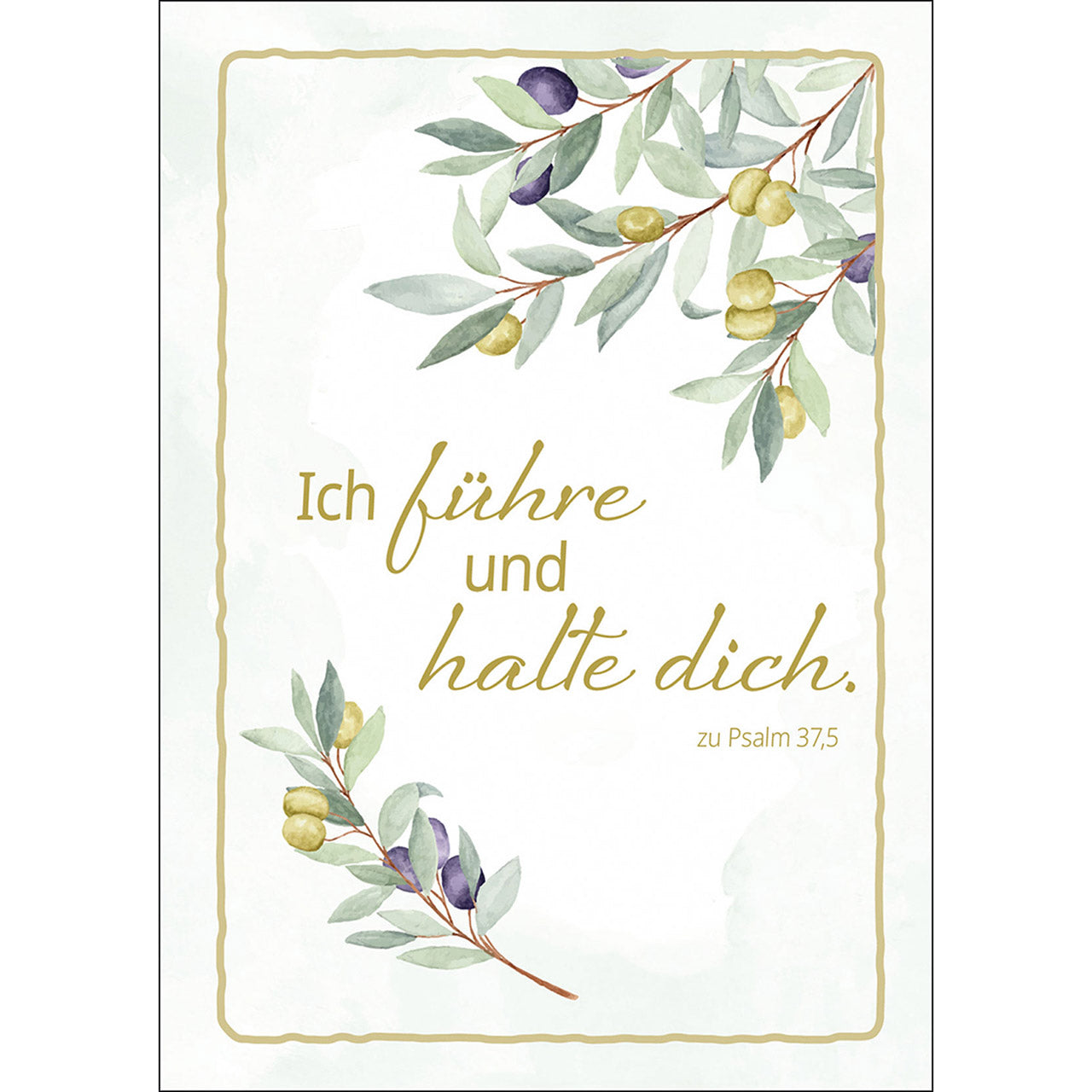 Postkarte 'Ich f�hre und halte dich.' 4 Ex.