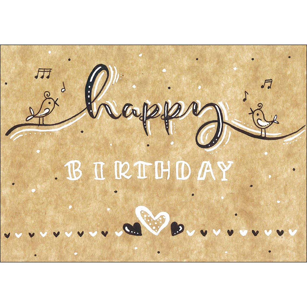 Postkarte 'Happy Birthday' 4 Ex