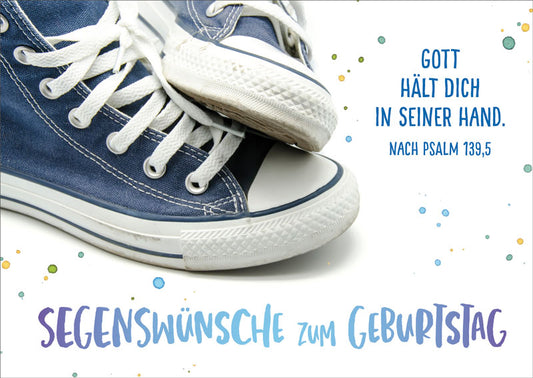 Postkarte Geburtstag 12 Ex. 'Segensw�nsche zum Geburtstag'