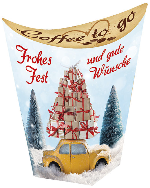 Coffee to go 'Frohes Fest und gute W�nsche'