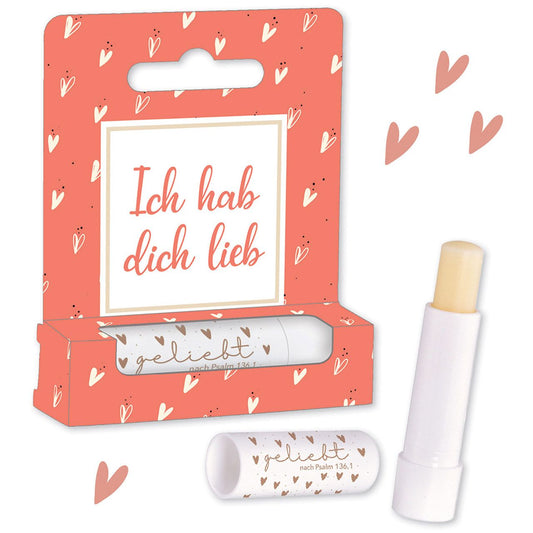 Lippen-Pflegestift 'Ich hab dich lieb'