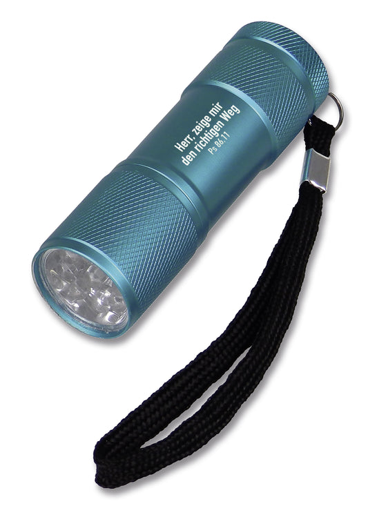 LED-Taschenlampe 'Weg' blau