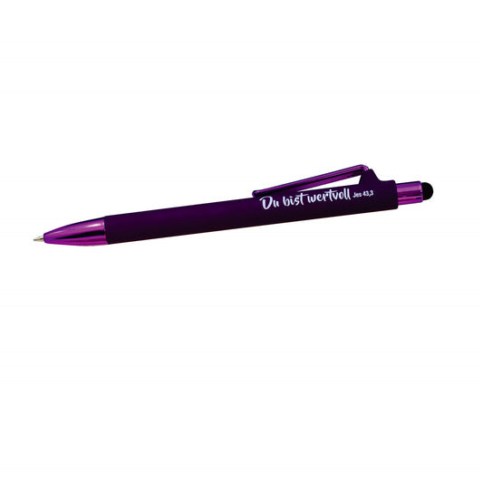 Kugelschreiber mit Touchpen, lila