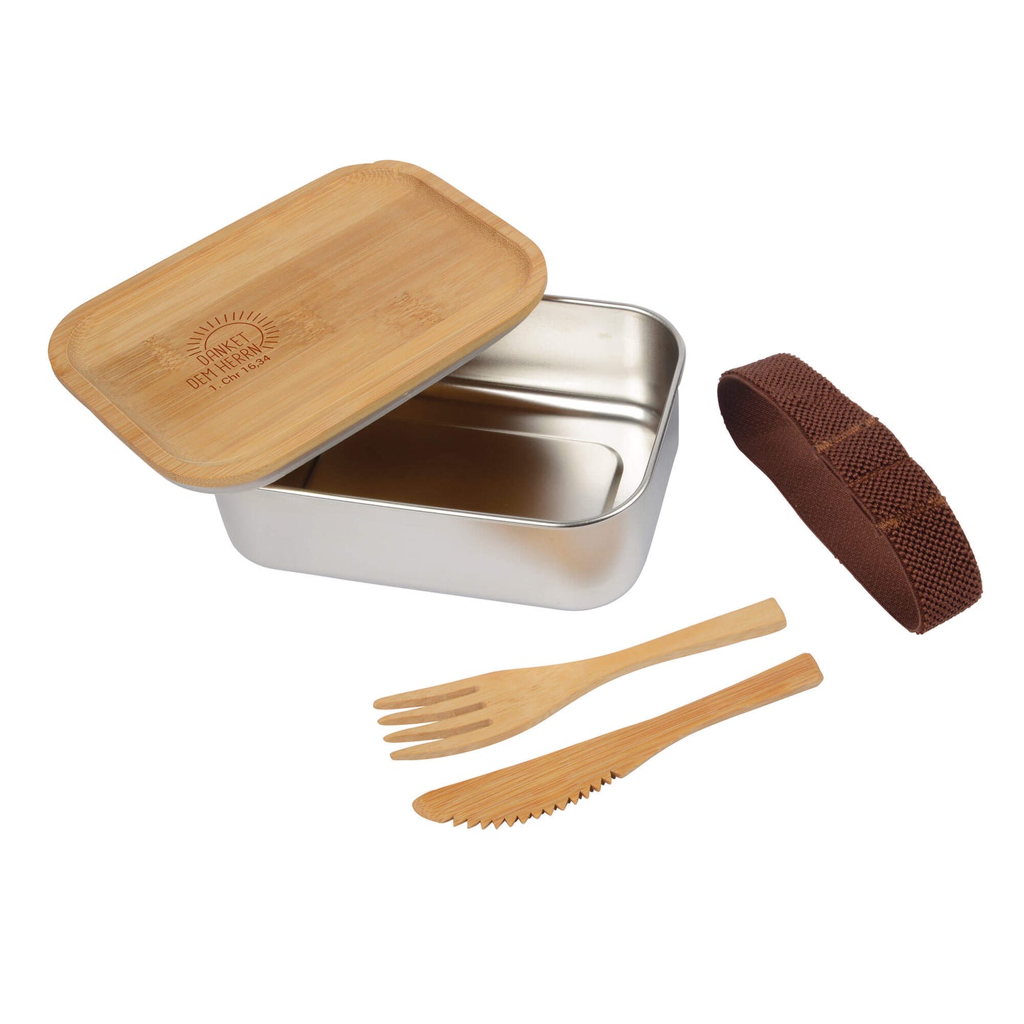 Lunchbox Edelstahl 'Danket dem Herrn'