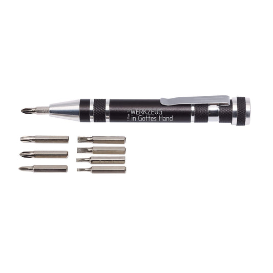 Stift-Bit-Set 8-teilig, schwarz