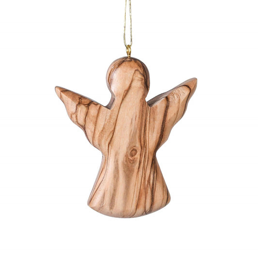 Baumschmuck Olivenholz 'Engel'