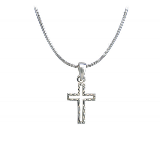 Halskette 'Kreuz' Silber