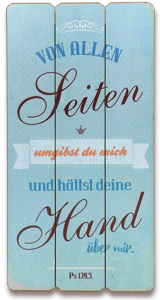 Vintage-Wandbild 'Von allen Seiten ...'