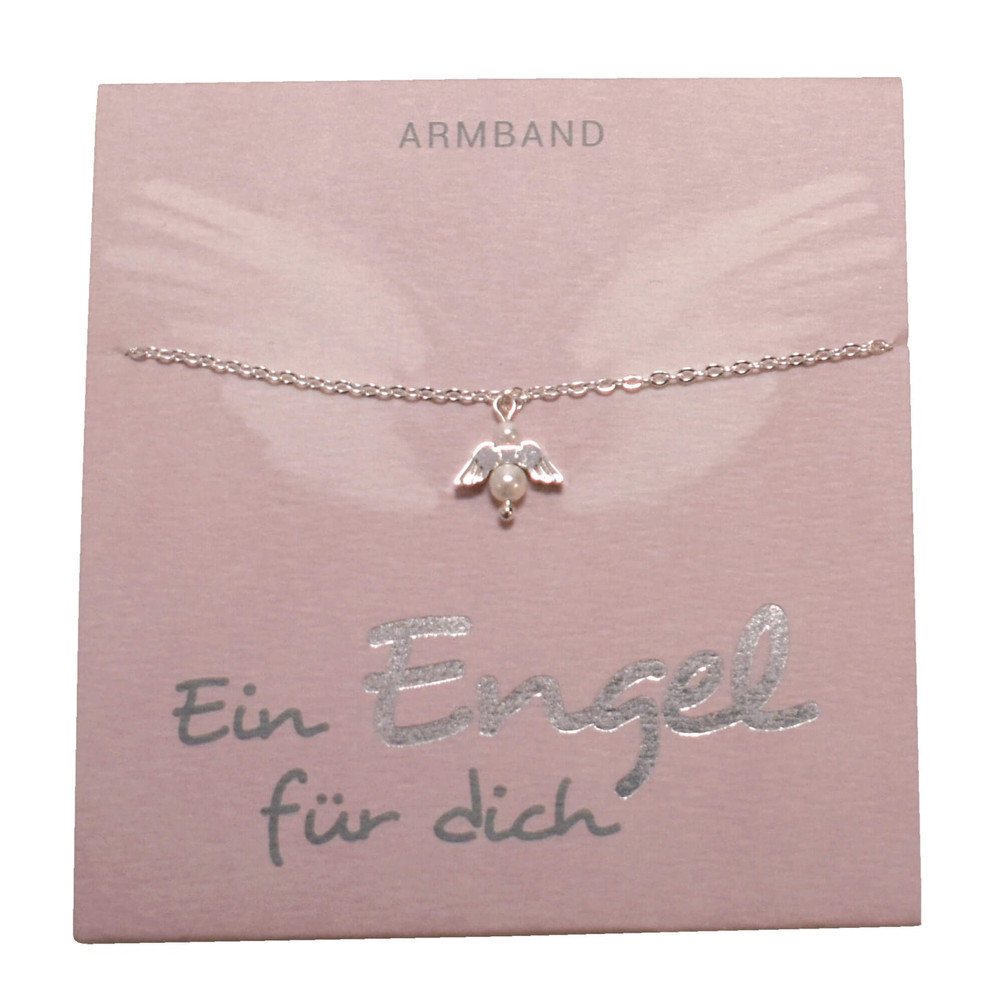 Armband 'Ein Engel für dich'  versilbert